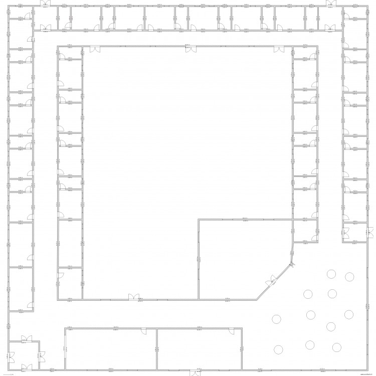 MAISON DE RETRAITE. Plan de 0 pièce et 0 m2