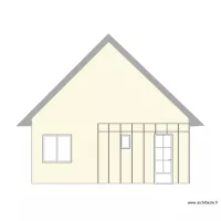 Plan fa&ccedil;ade cot&eacute; sud 