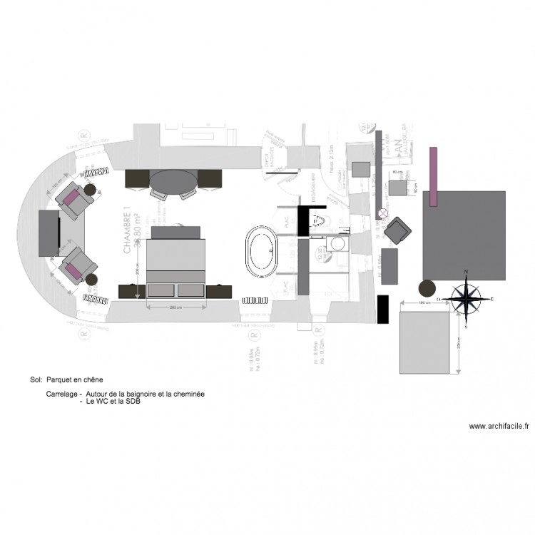 CHAMBRE 1 final D. Plan de 0 pièce et 0 m2