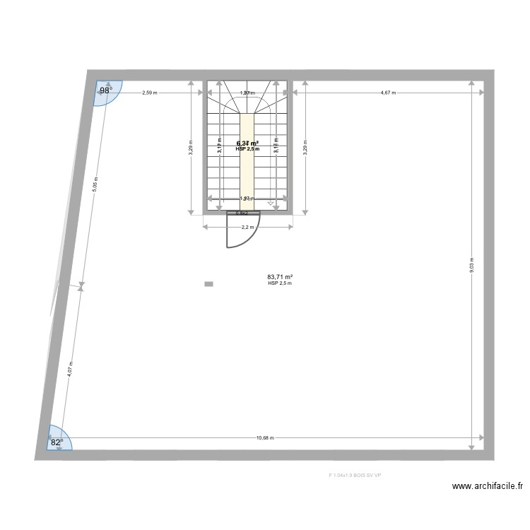 Ml21029552 Durand. Plan de 22 pièces et 315 m2