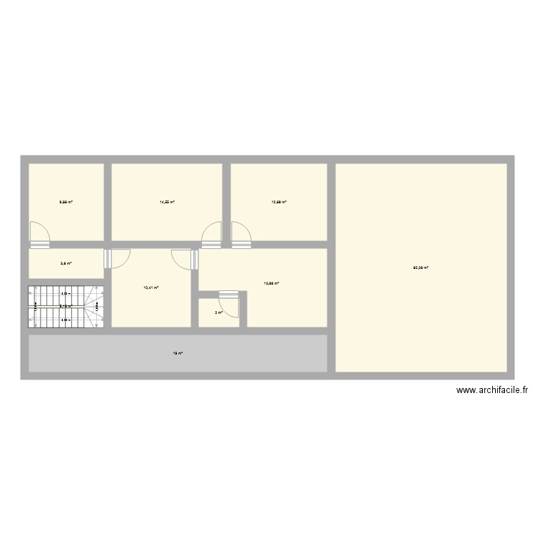 ground22. Plan de 10 pièces et 152 m2