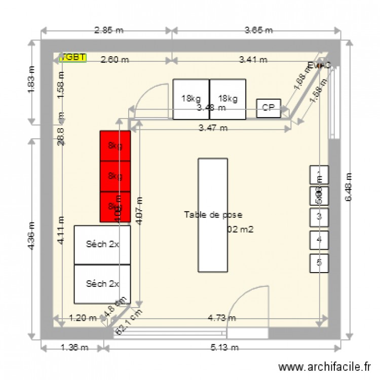 Baulet projet 2. Plan de 0 pièce et 0 m2