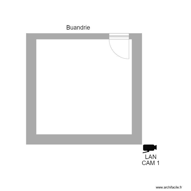 Ereffe  Rez buandrie r&eacute;seau. Plan de 