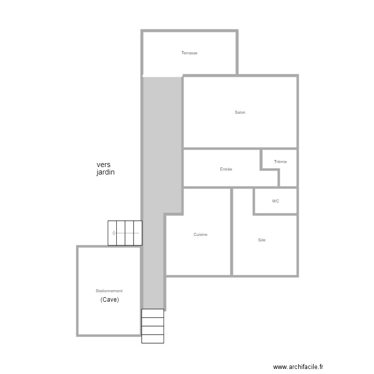 rdc akpal. Plan de 0 pièce et 0 m2