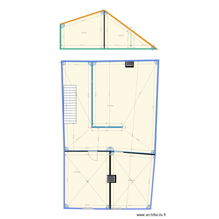 BLONDEAU. Plan de 0 pièce et 0 m2