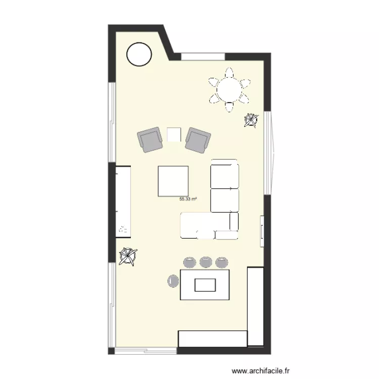 aurelie salon 1. Plan de 