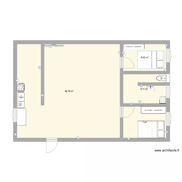 maison. Plan de maison. Plan de