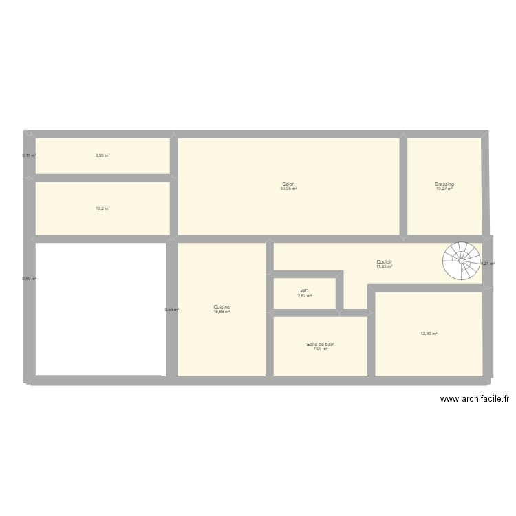 Maison. Plan de 0 pièce et 0 m2