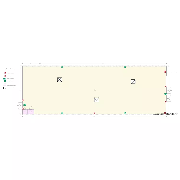 Stock Privé Cormontreuil Avant travaux. Plan de Stock Privé Cormontreuil Avant travaux. Plan de