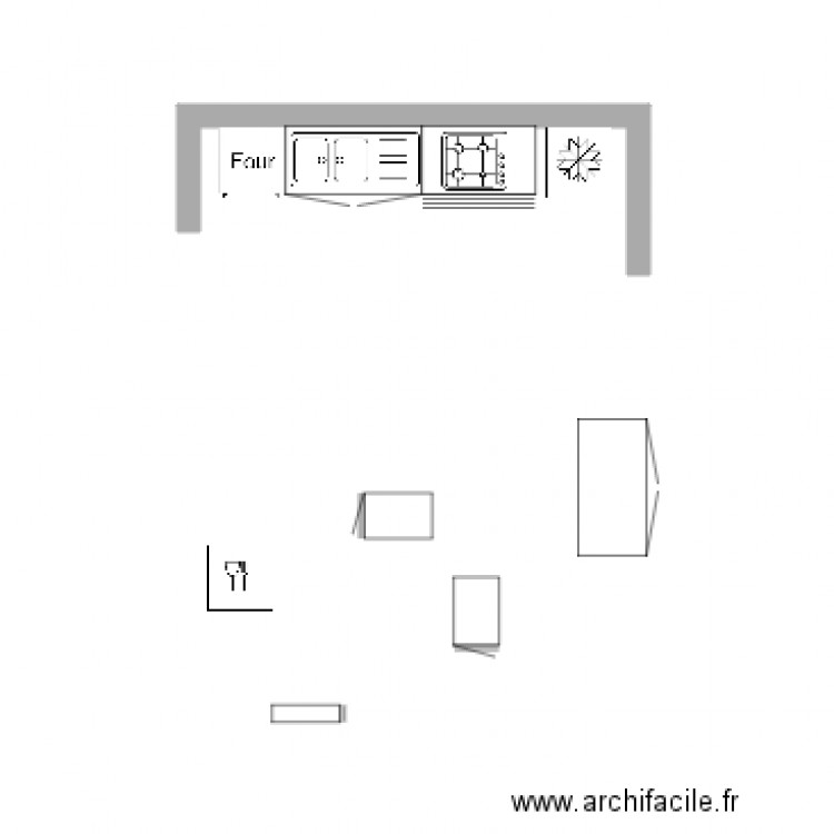 CUISINE 2. Plan de 0 pièce et 0 m2