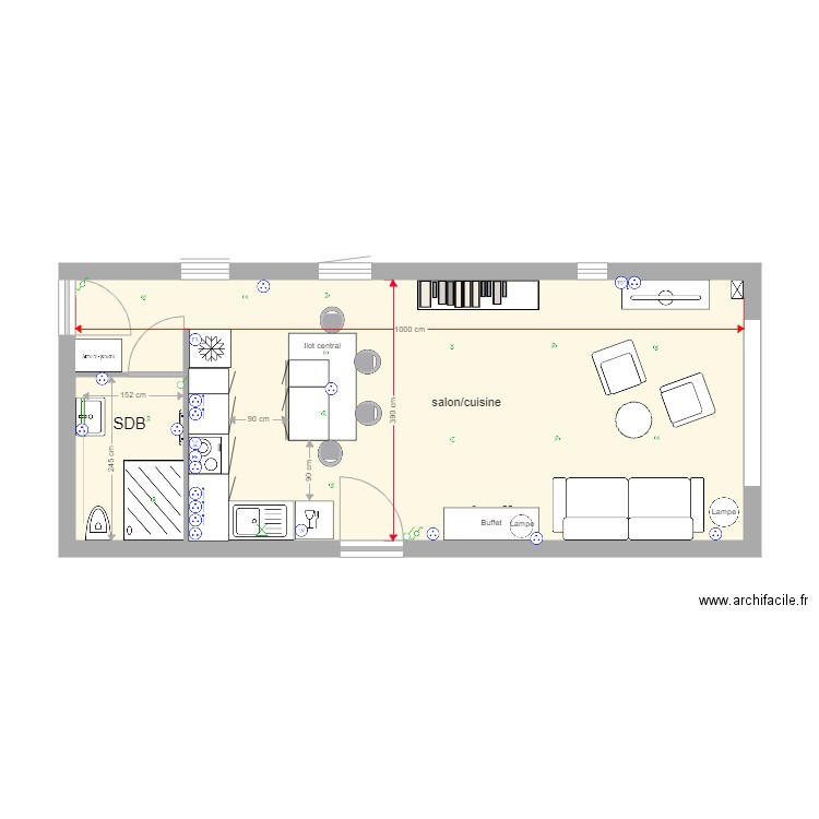 Garage Chéloup4. Plan de 0 pièce et 0 m2