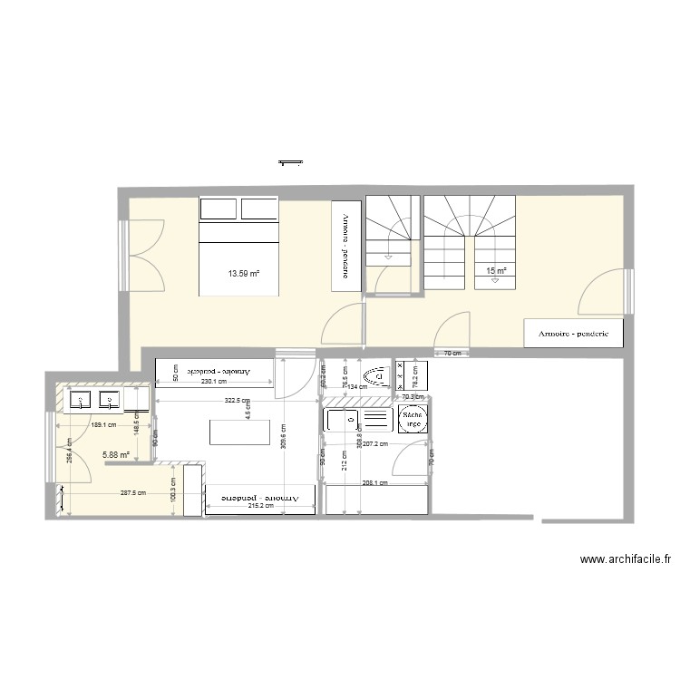  Projet RDC AML Roure  NAD avril. Plan de 0 pièce et 0 m2