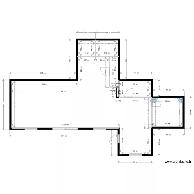 MAISON COLLETTE plan rdc. Plan de 