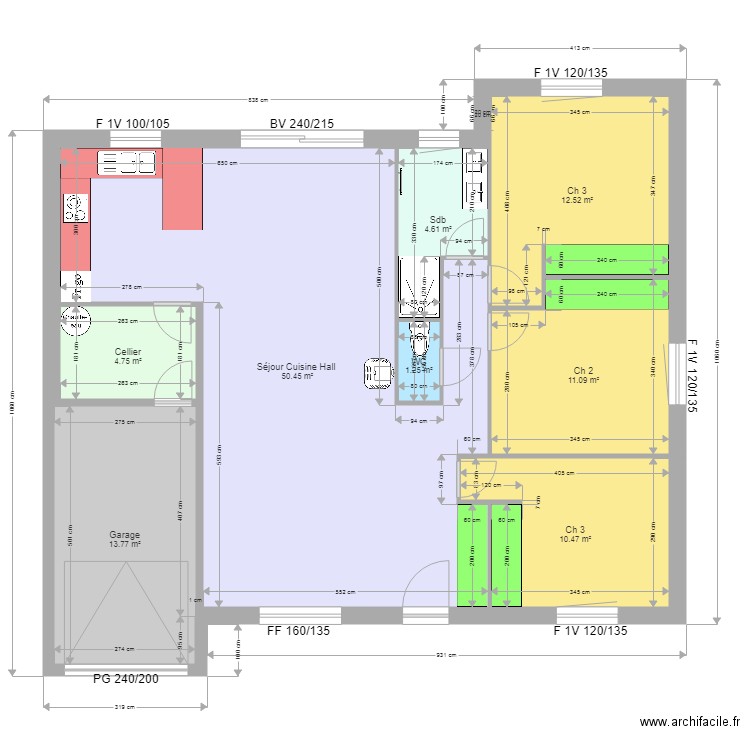 LEBOEUF PP. Plan de 0 pièce et 0 m2