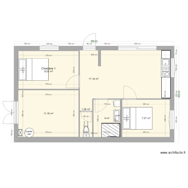 Transformation Garage 2. Plan de 0 pièce et 0 m2