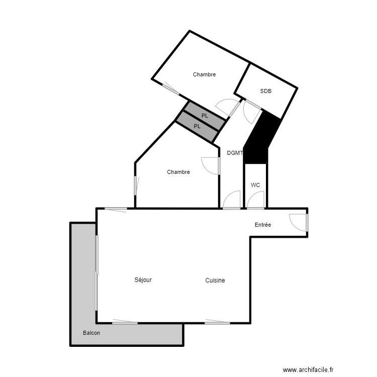 Petit1. Plan de 0 pièce et 0 m2