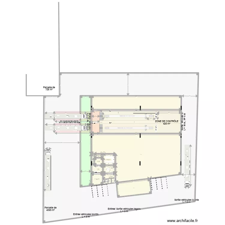 CCT PL GENNEVILIERS. Plan de 