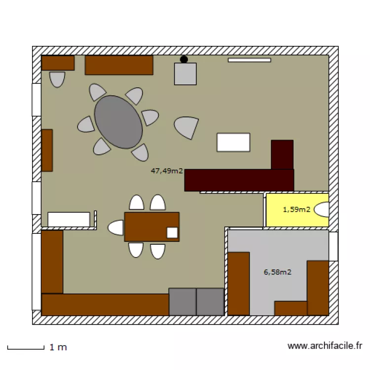 cruzieres. Plan de 