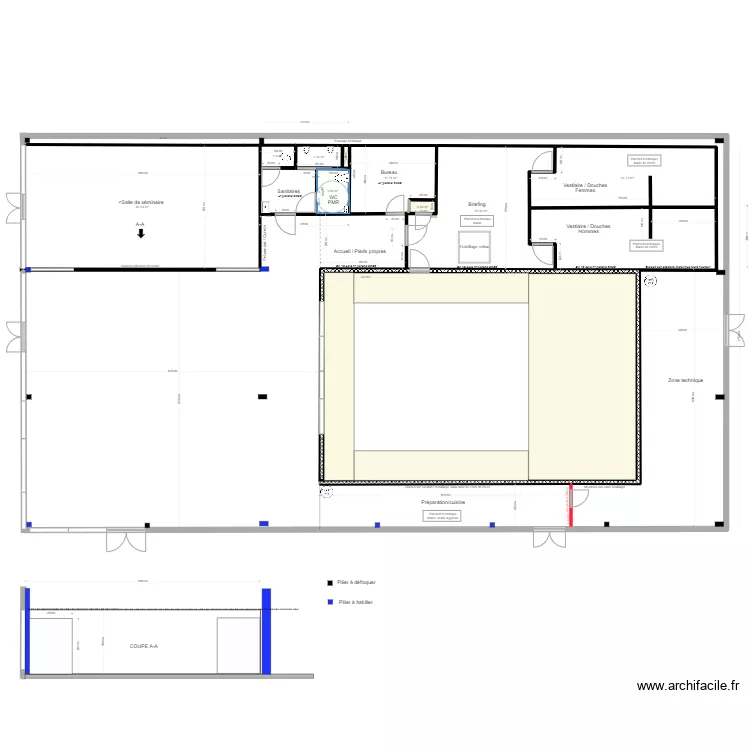 Take off THOMAS. Plan de 