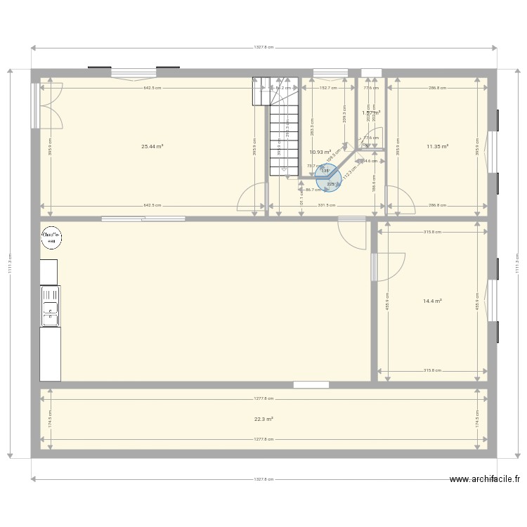 Sous sol. Plan de 0 pièce et 0 m2