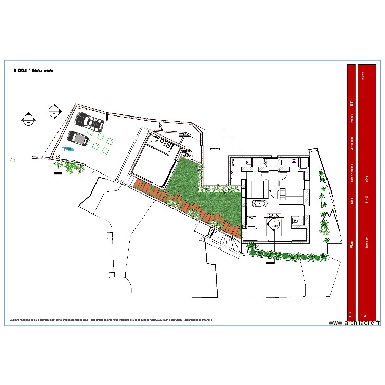 R&M - Schéma Végétaux RDJ. Plan de 0 pièce et 0 m2