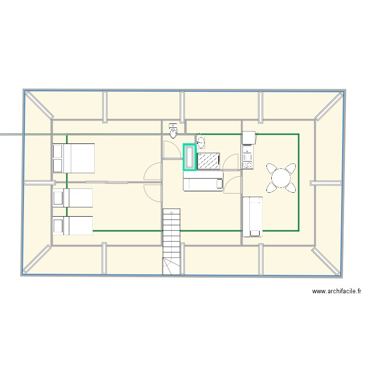 combles 2. Plan de 0 pièce et 0 m2