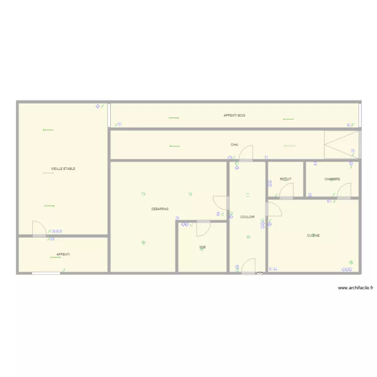 PLAN VOISINE HUGUETTE. Plan de 