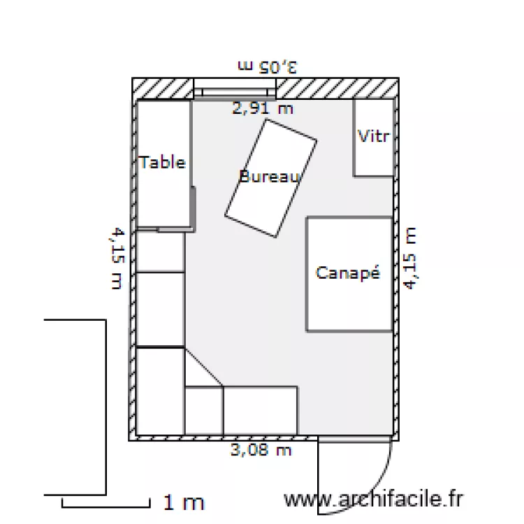 Bureau 3g. Plan de Bureau 3g. Plan de
