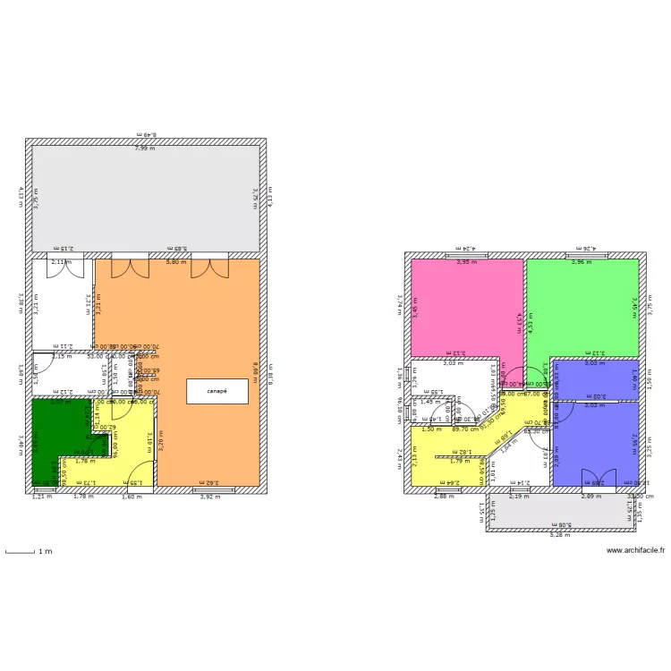 Plan R1 meubles. Plan de Plan R1 meubles. Plan de