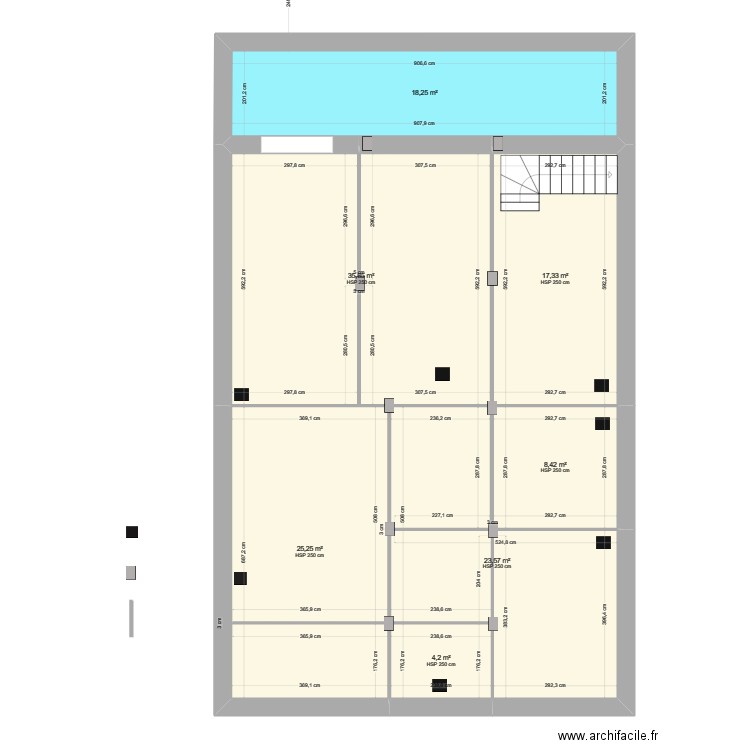 Rez de chaussée - 17 octobre 23 - 1. Plan de 7 pièces et 133 m2