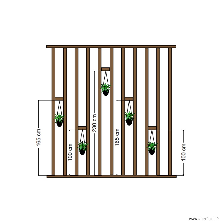 claustra. Plan de 0 pièce et 0 m2