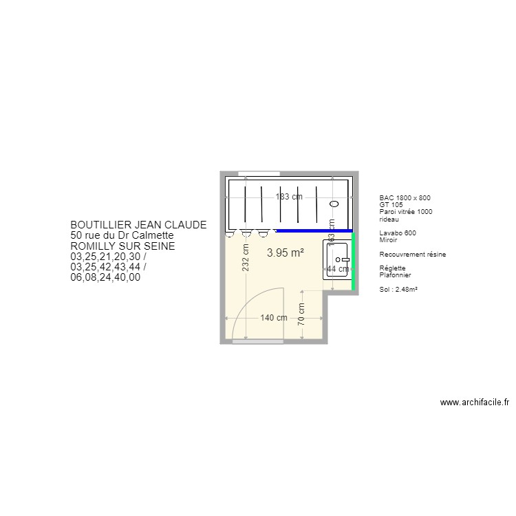 MON LOGIS BOUTILLIER JC. Plan de 0 pièce et 0 m2