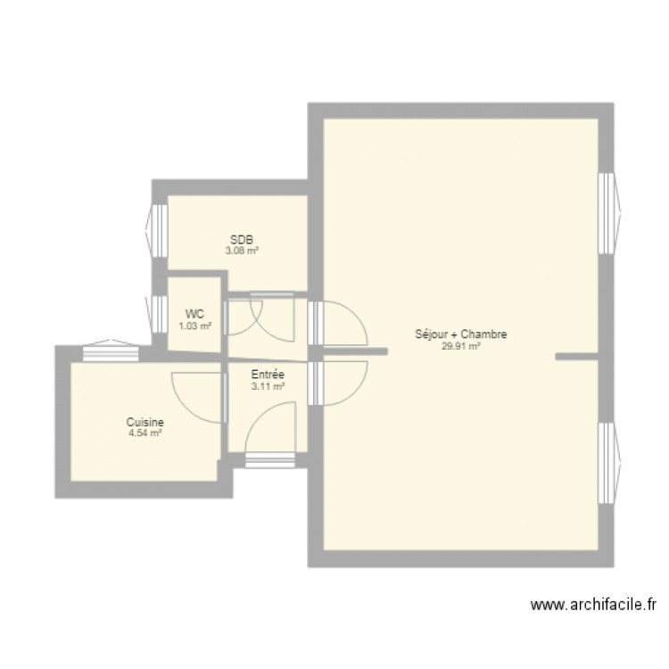 Versailles. Plan de 0 pièce et 0 m2