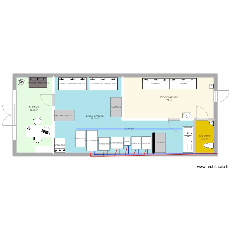 LOCAL FRACK FLEMING. Plan de 