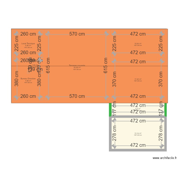 Test 1. Plan de 0 pièce et 0 m2