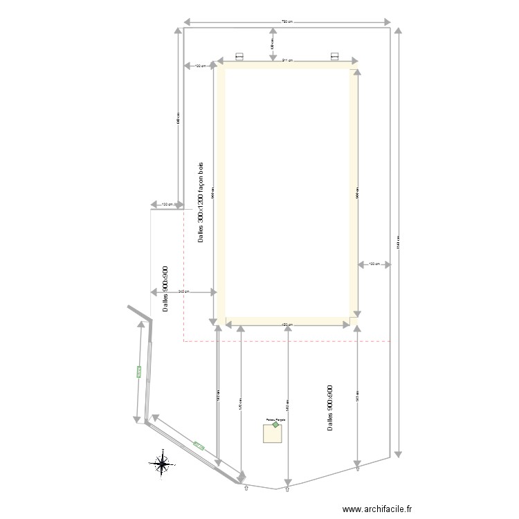 terrasse 22. Plan de 0 pièce et 0 m2