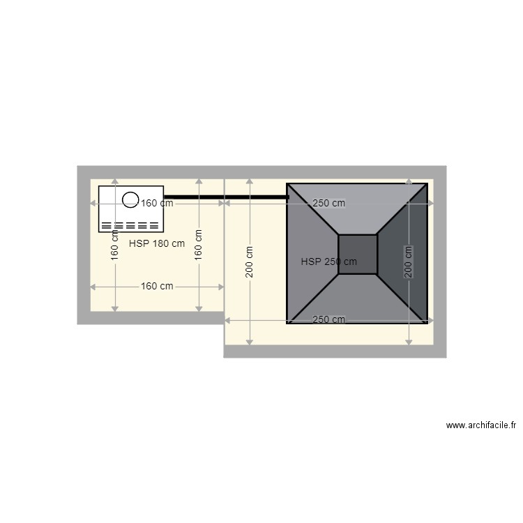 Dimenssion mini Chaudière à granulé. Plan de 0 pièce et 0 m2