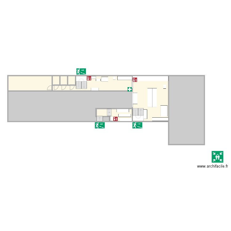 Plan hall MEO 1er. Plan de 0 pièce et 0 m2