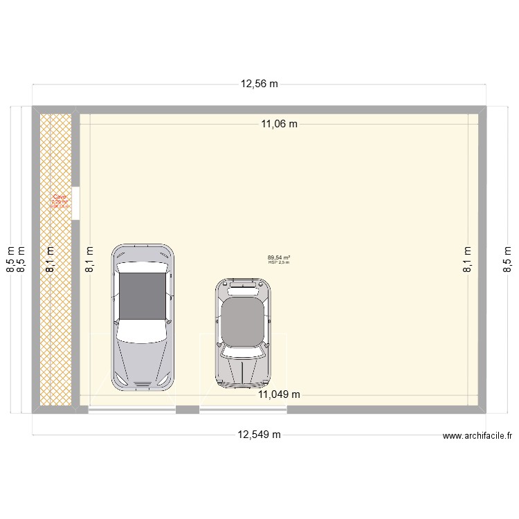 PLAN MICKA 1/2 S-SOL. Plan de 11 pièces et 188 m2
