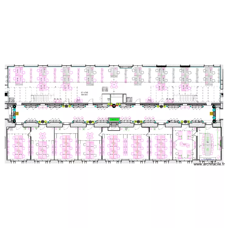 soir&eacute;e NS partners. Plan de 