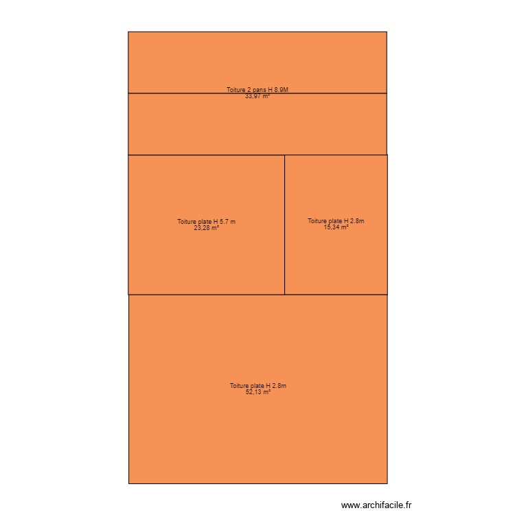 2ieme etage. Plan de 0 pièce et 0 m2