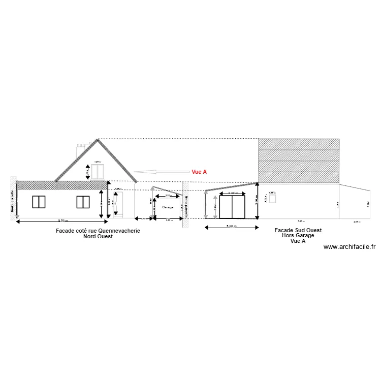 plan facade 5.3 landrethun. Plan de 