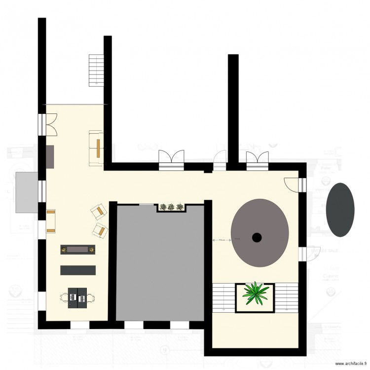 RDJ Château. Plan de 0 pièce et 0 m2