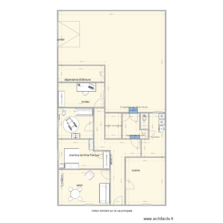 planque modifié 4. Plan de 0 pièce et 0 m2