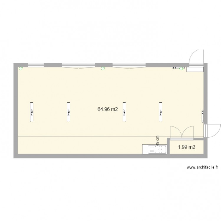 Salle Jeanne Arc. Plan de 0 pièce et 0 m2