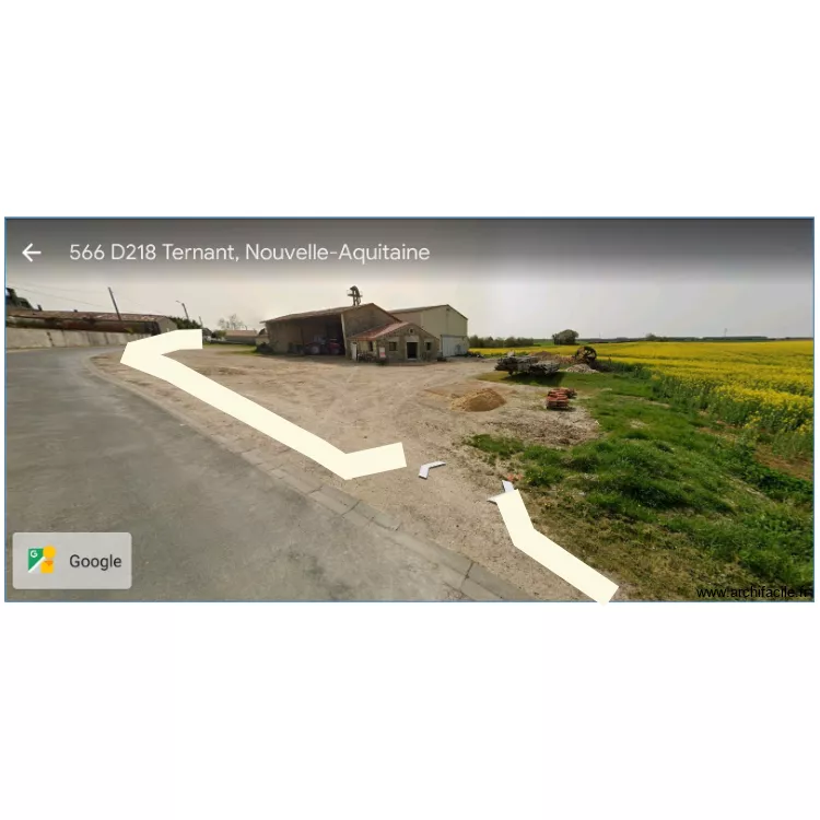 Simu cloture 551. Plan de 