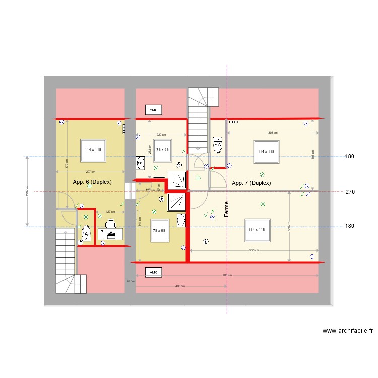 Pipon comble 3. Plan de 0 pièce et 0 m2