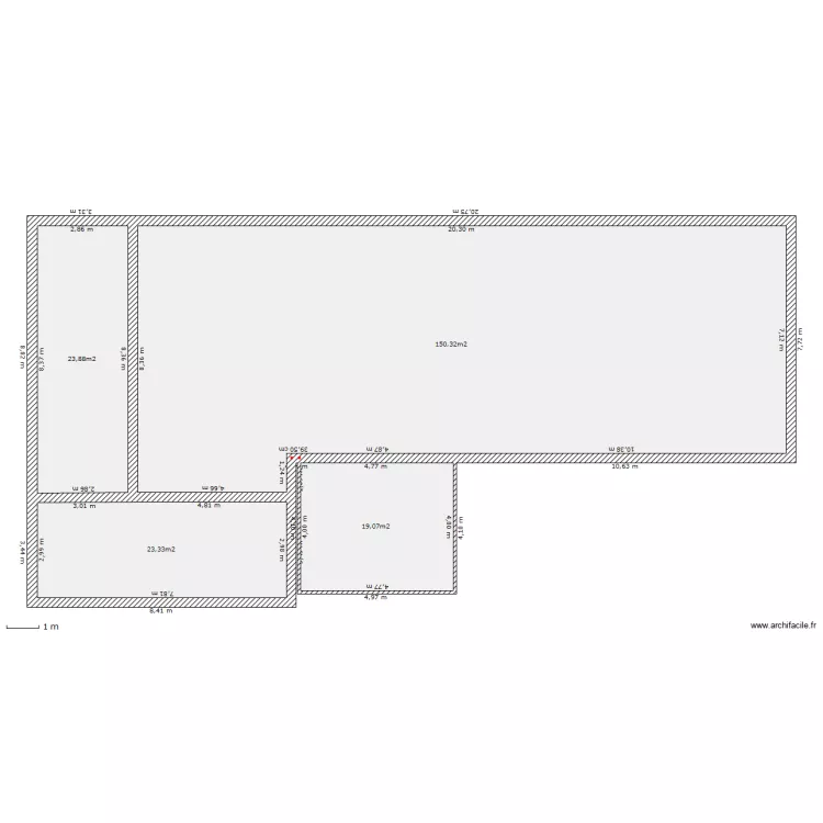 maison actuelle. Plan de maison actuelle. Plan de