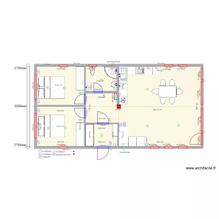 barn2 3 0 ТП. Plan de 