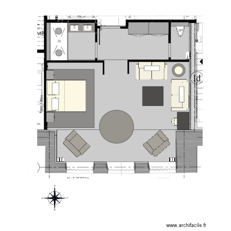 CHAMBRE 8E. Plan de 0 pièce et 0 m2
